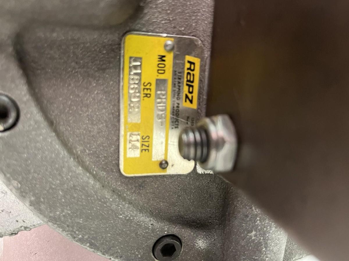 Used Rapz,PHDS,Pneumatic 1-1/4" Strapping Sealer Crimper SIZE 114