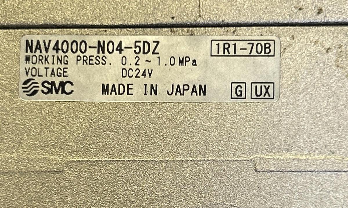 Used SMC,NAV4000-N04-5DZ,SOLENOID VALVE