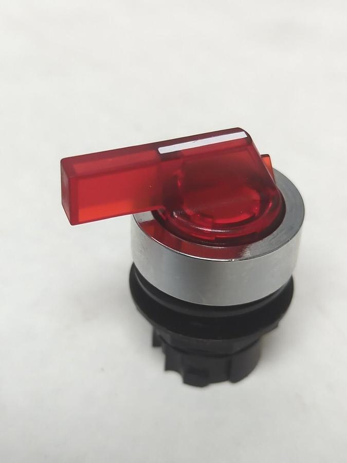 UNBRANDED,PZS-J3HP4,3-POSTION SELECTOR SWITCH CAM 2 ILL RED LEVER LOT OF 8 NOS