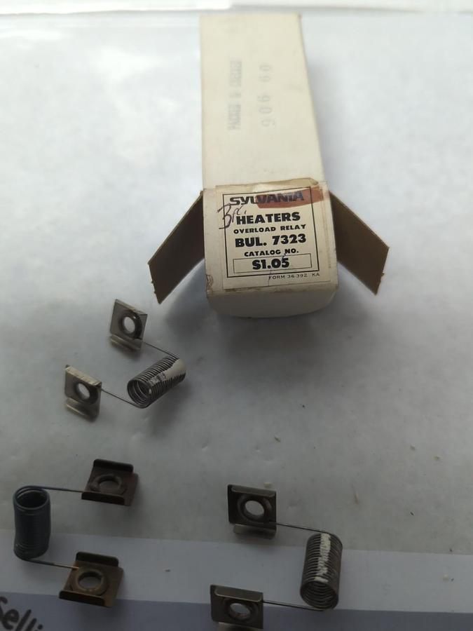 SYLVANIA,S1.05OVERLOAD HEATER ELEMENT LOT OF 3 NOS