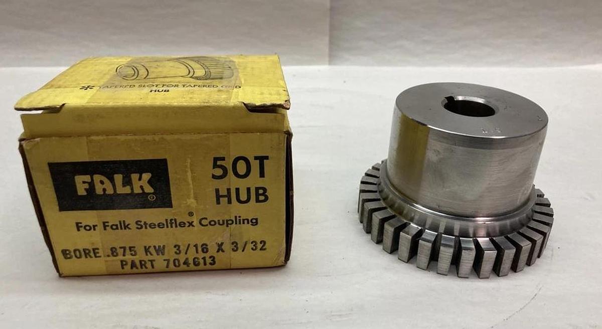 Used Falk,50T,Hub Bore 0.875 KW 3/16 X 3/32