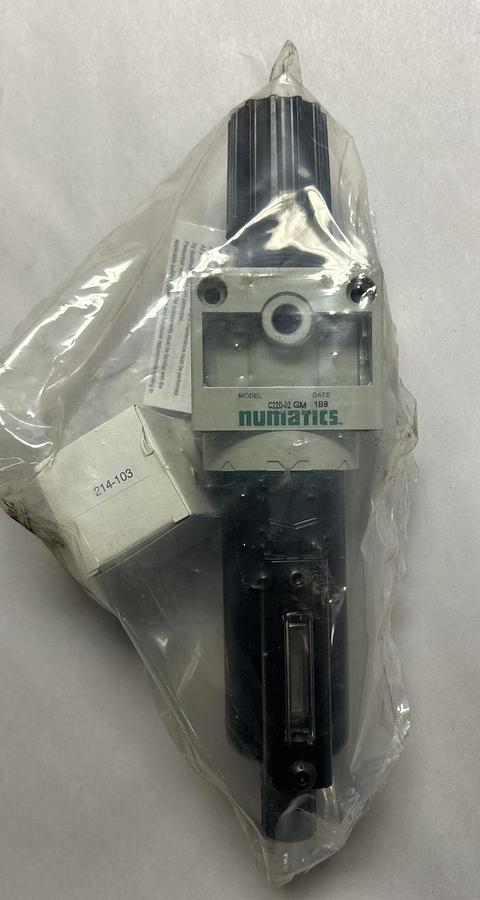 Used NUMATICS,C22D-02GM,COALESCING FILTER/REGULATOR NEW