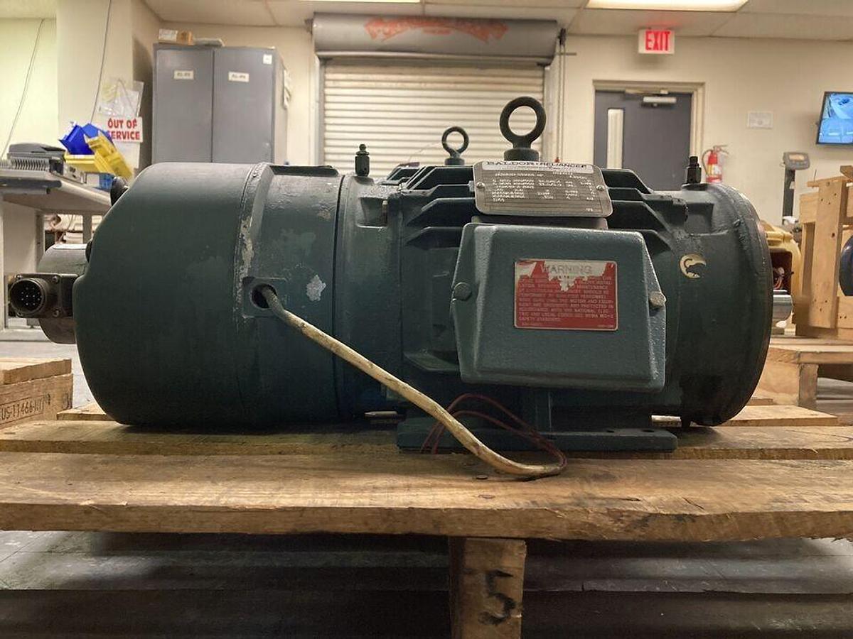 Used Baldor,B693839,5Hp 3PH Inverter Drive Brake Motor 1755rpm L184TC
