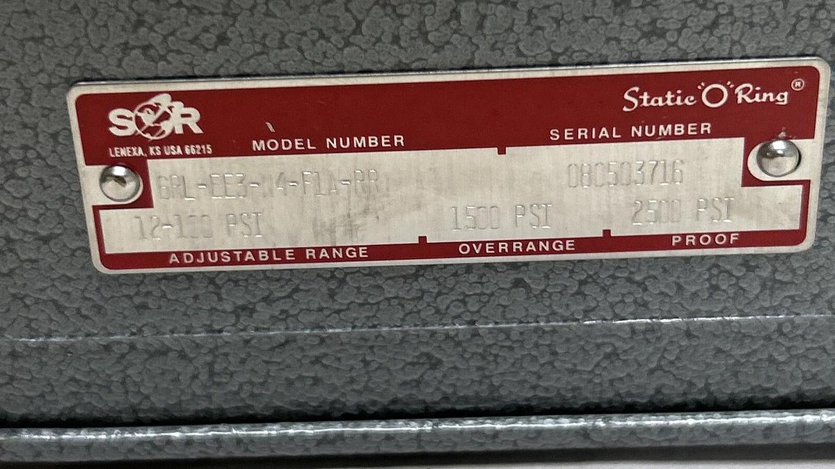 SOR,6RL-EE3-N4-F1A-RR,PRESSURE SWITCH NOS