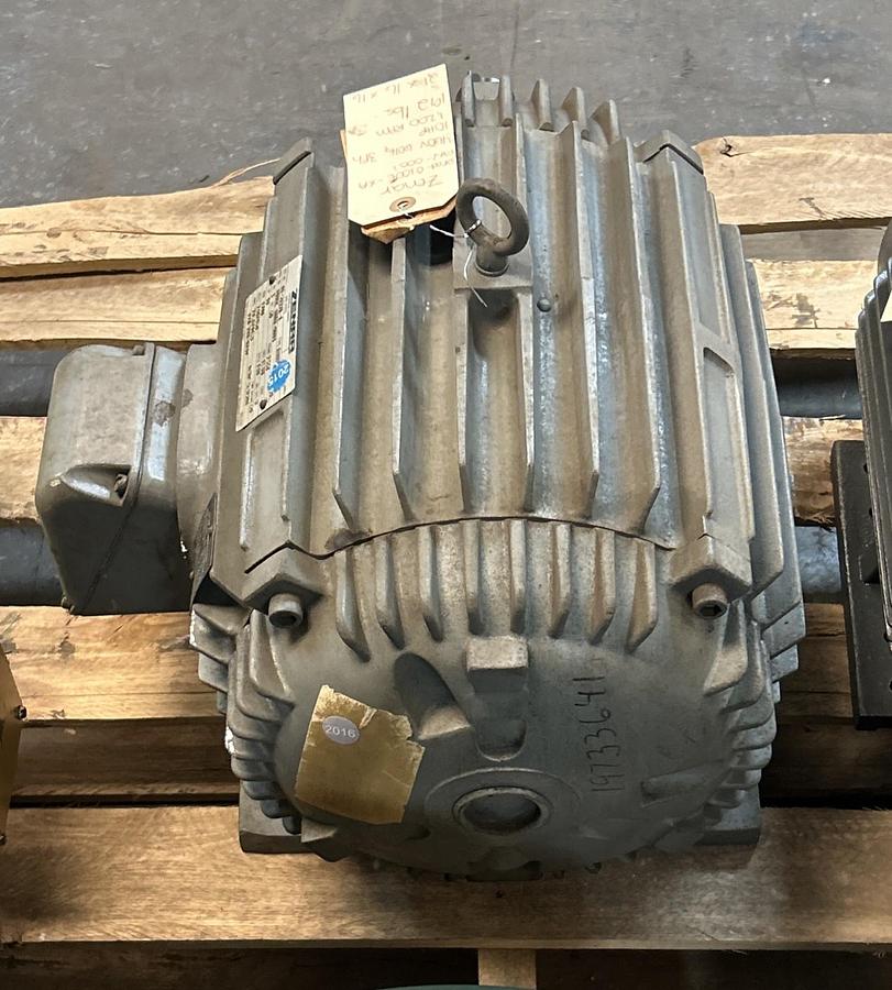 Used ZENAR,0100E-ZAAN-0001,MOTOR 10HP 1200RPM 230/460V 3PH 256T FRAME
