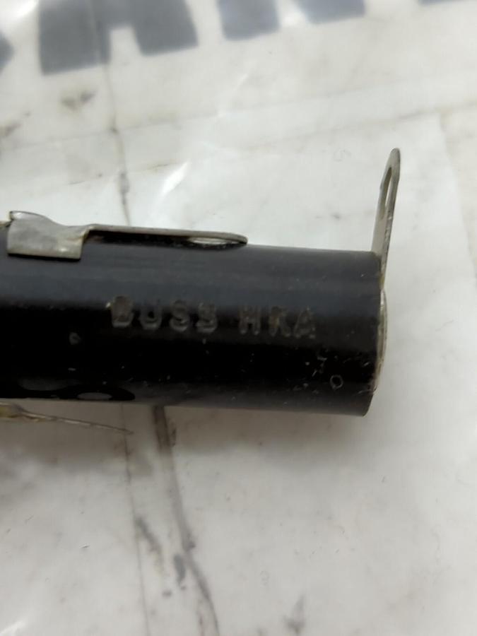 COOPER BUSSMANN,HKA,INCANDESENT AMBER OCTAGON PANEL MOUNT FUSE HOLDERS LOT OF 11