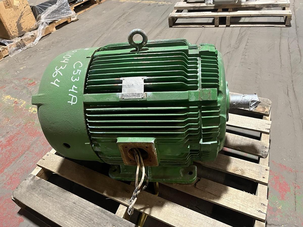 Used WESTINGHOUSE,60HP,MOTOR 1175RPM 3PH 405TS