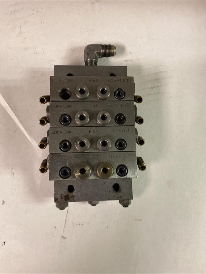 Used Trabon,MSP-10, Lubriqiup Valve Bank