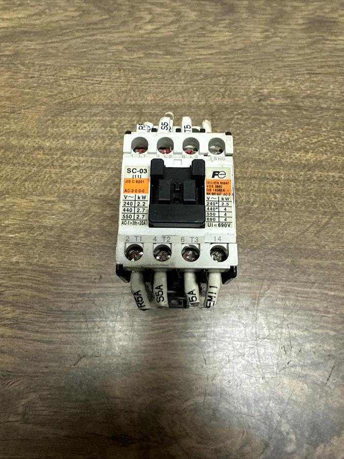 Used Fuji Electric,SC-03,Magnetic Contactor