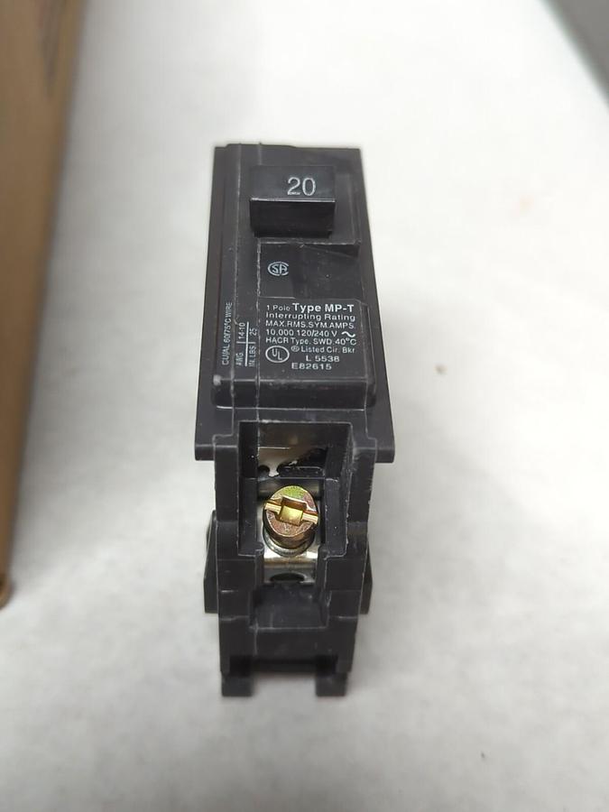 MURRY,MP120VP,20 AMP CIRCUIT BREAKERS 1-POLE 120/240 V PACK OF 12 NEW