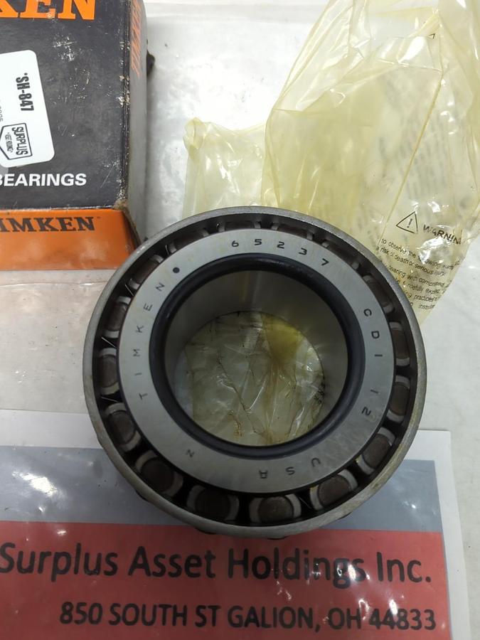 TIMKEN,65237,ROLLER BEARING CONE NOS