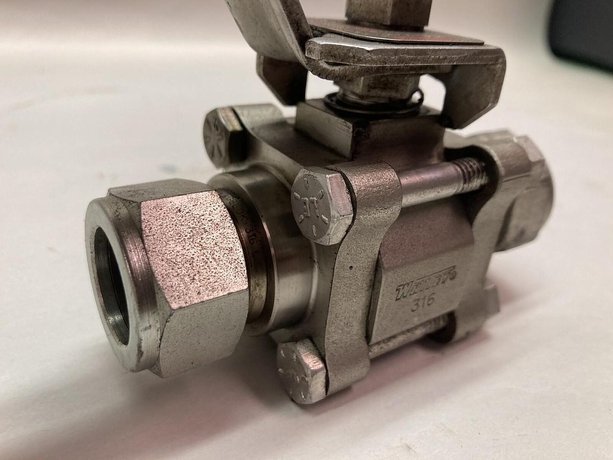 Used Whitey,SS-63TS12,Stainless Steel Ball Valve