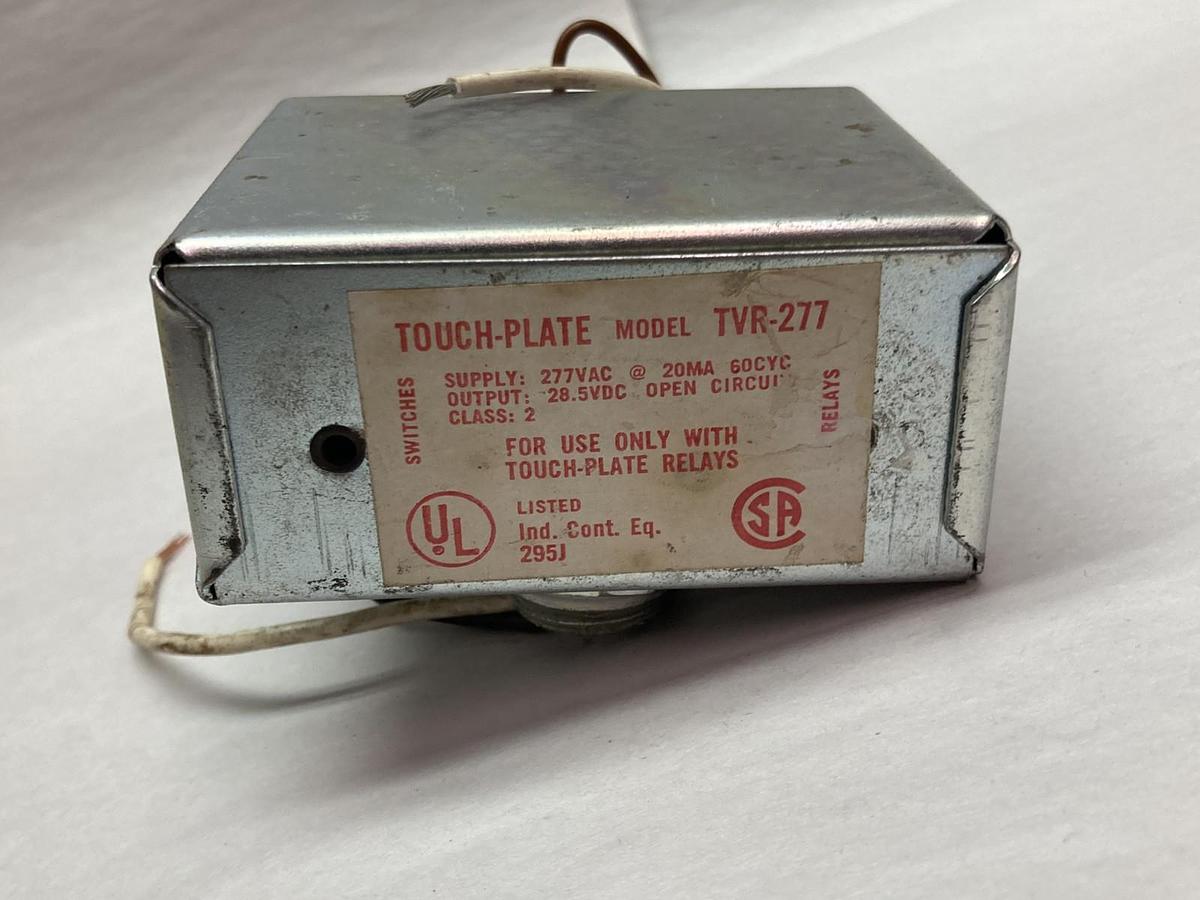 Used Touch-Plate,TVR-0277,Volt Transverter 277VAC 20MA 60Cycles
