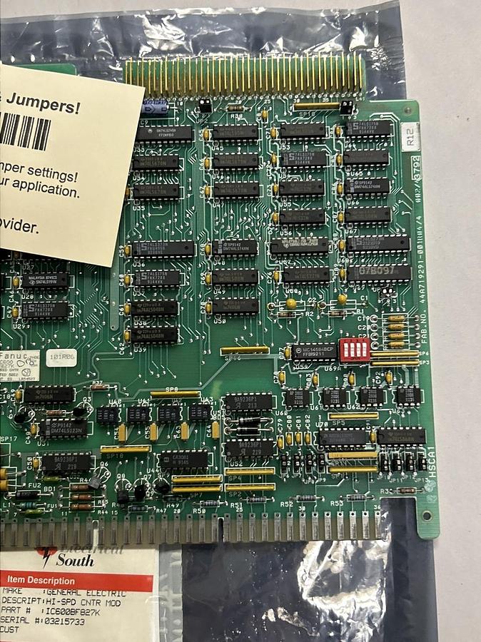 Used GE FANUC,IC600BF827K,HIGH SPEED COUNTER MODULE PC BOARD REFURBISHED