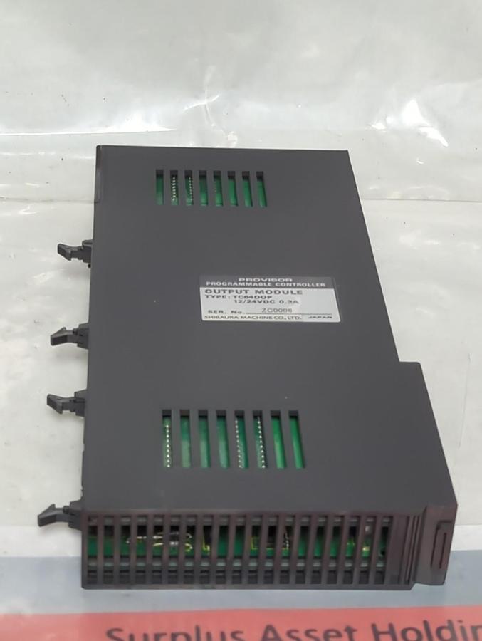 Used TOSHIBA,TC64DOP,OUTPUT MODULE 12/24VDC 0.3A PRE-OWNED