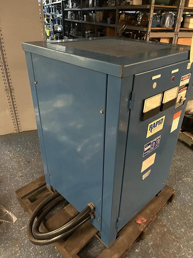Used RAPID POWER CORP,250VDC 80A,DC POWER SUPPLY INPUT 480VAC 3PH 26A