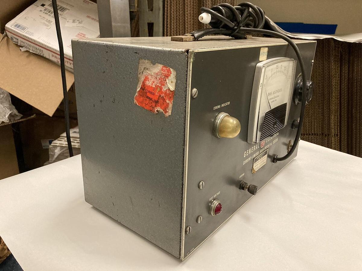 Used General Electric,9892115G 1,Current-Limit High-Potential Tester 120V 50/60HZ
