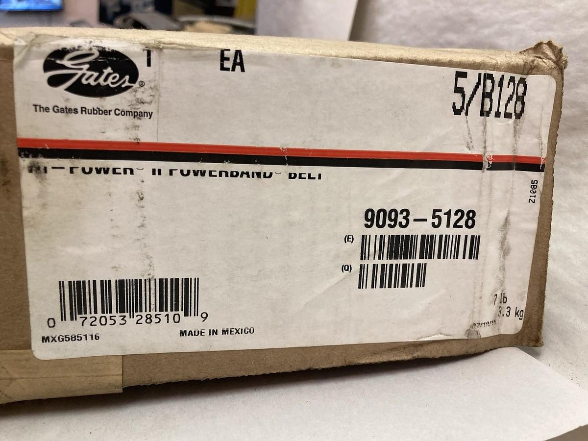 Used Gates,5/B128,Power V-Belt