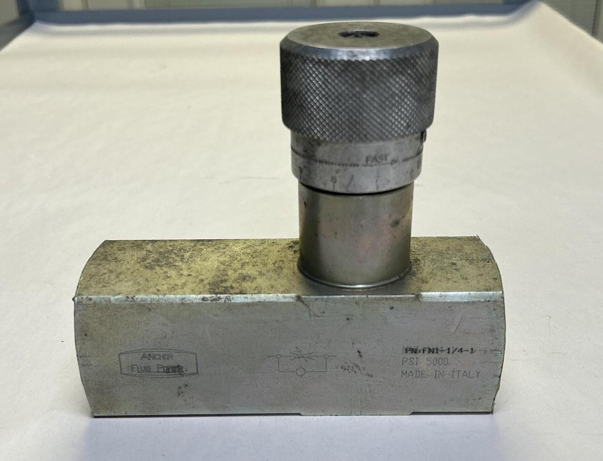 Used ANCHOR FLUID POWER,FN1-1/4-1,FLOW CONTROL VALVE