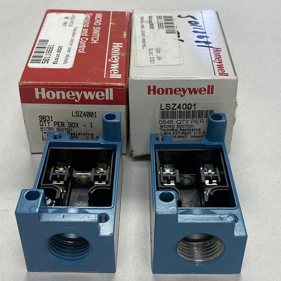 HONEYWELL MICROSWITCH,LSZ4001,LIMIT SWITCH RECEPTACLE LOT OF 2 NEW