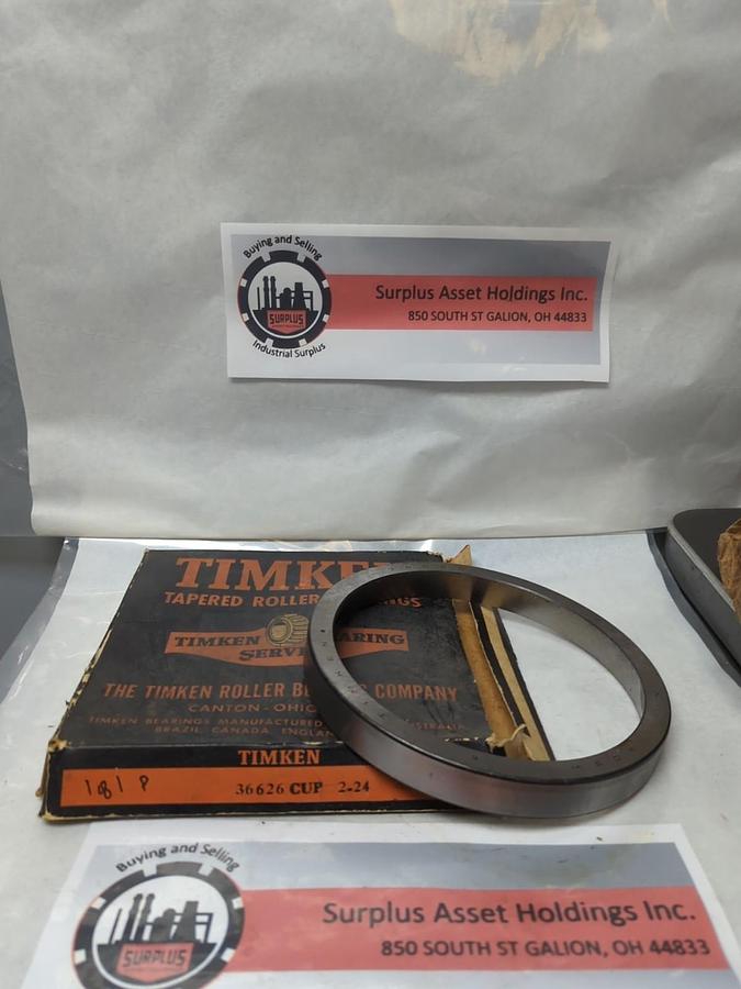 Used TIMKEN,36626,ROLLER BEARING CUP PRE-OWNED