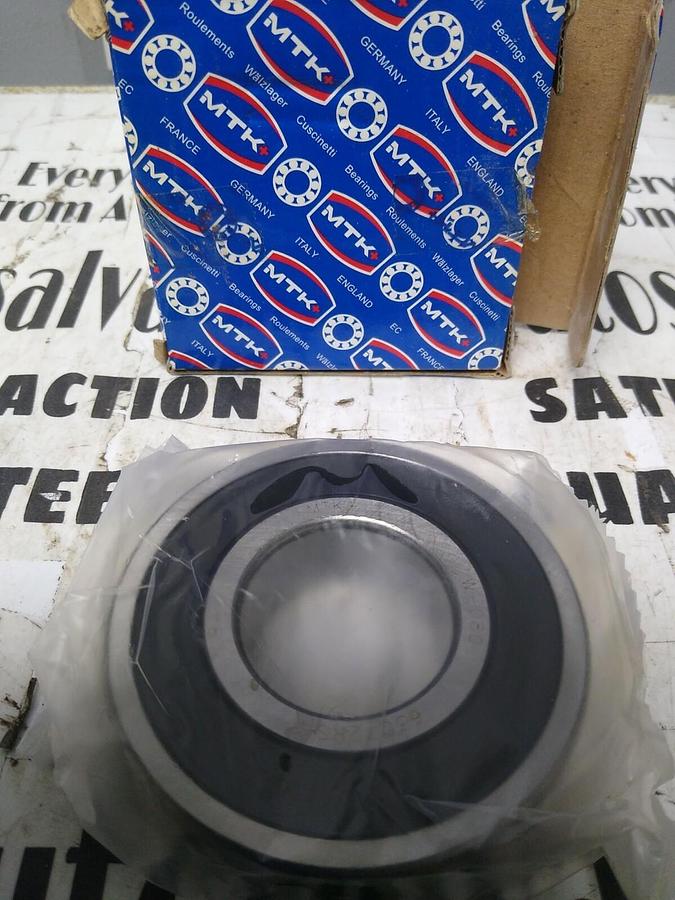 MTK BEARING,6307-2RS,DEEP GROOVE BALL BEARING DOUBLE SEALED NOS