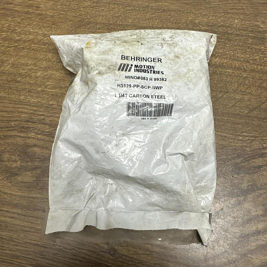 Behringer,H5125-PP-SCP-SWP,1 1/4T Carbon Steel