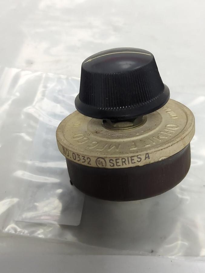 Used OHMITE,0332,POTENTIOMETER SERIES A PRE-OWNED