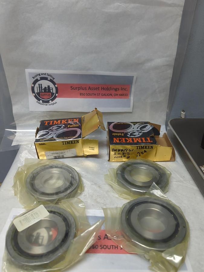 TIMKEN,MM45BS100QUH,ANGULAR CONTACT BEARING 45X100X20MM LOT OF 4 NOS
