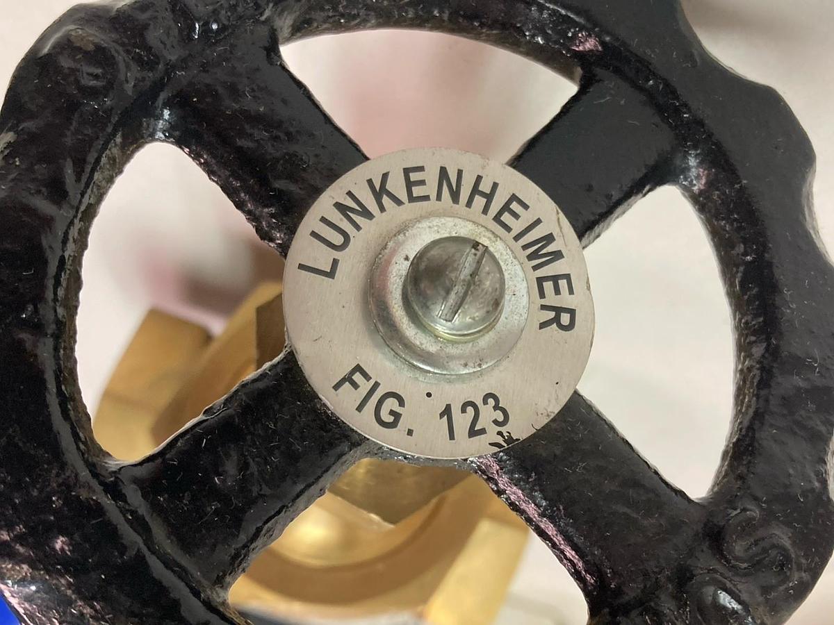 Lunkenheimer,FIG 123,Brass 2 Inch Gate Valve