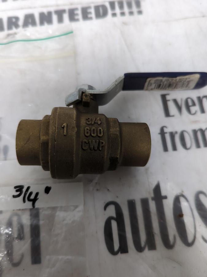 NIBCO,600-CWP,3/4 INCH BRONZE VALVE NOS