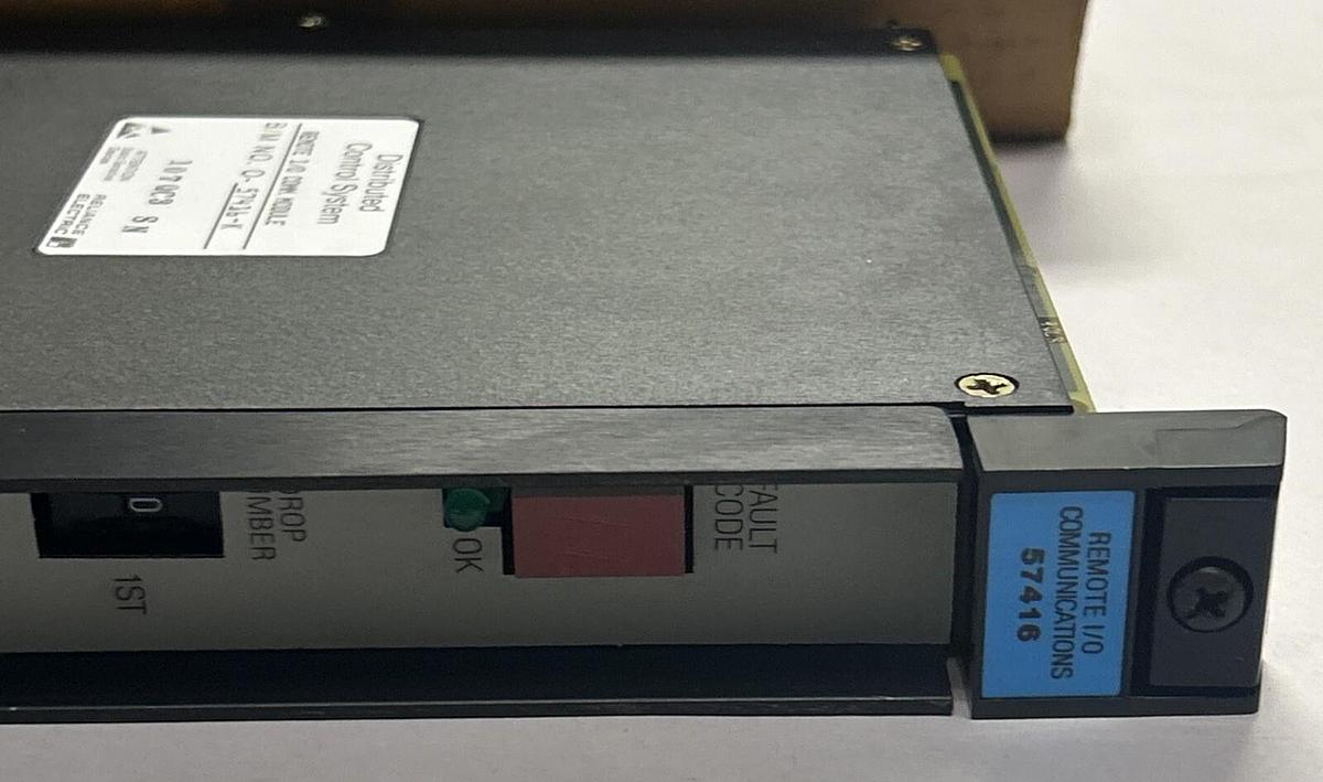 Used RELIANCE,0-57416-K,REMOTE I/O COMMUNICATIONS MODULE NEW
