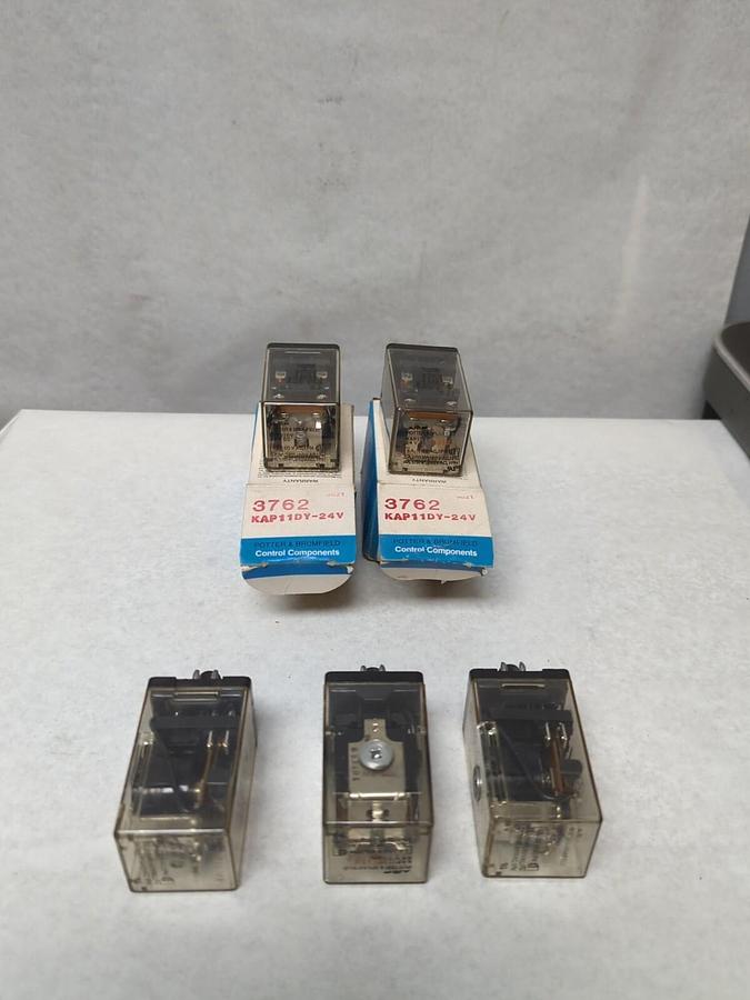 POTTER & BRUMFIELD,KAP11DY-24V,GENERAL PURPOSE RELAY LOT OF 5 NOS