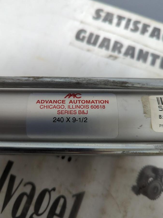 ADVANCE AUTOMATION,240X9-1/2,PNEUMATIC CYLINDER NOS