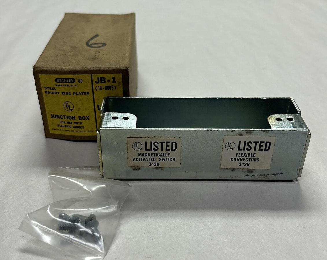 Used STANLEY,JB-1,JUNCTION BOX NEW