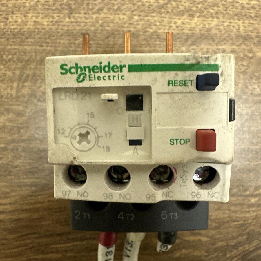Used Schneider,LRD21,Overload Relay