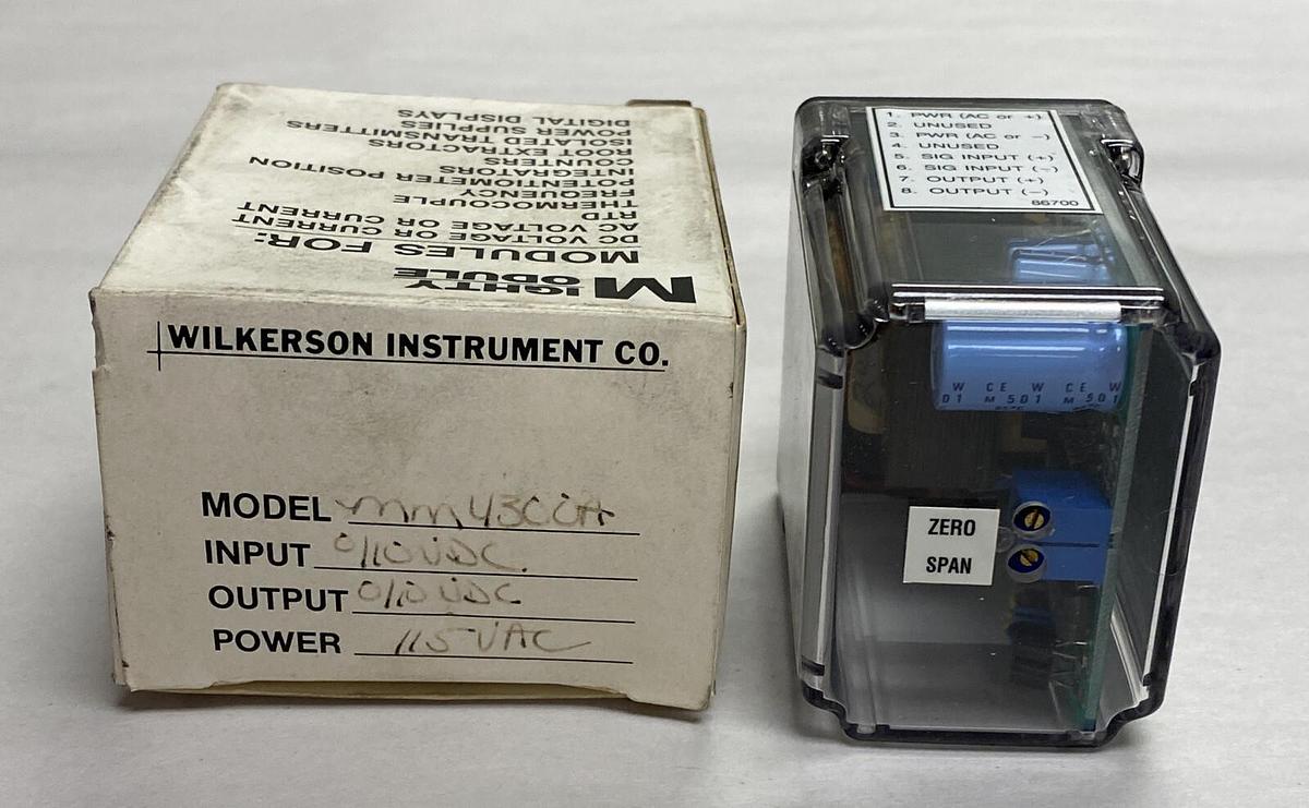 WILKERSON INSTR CO,MM4300A,MIGHTY MODULE MODULE TRANSMITTER NOS