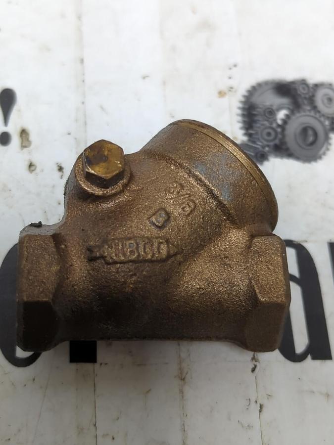 NIBCO,125SWP,200 WOG 3/8 INCH SWING CHECK VALVE NOS