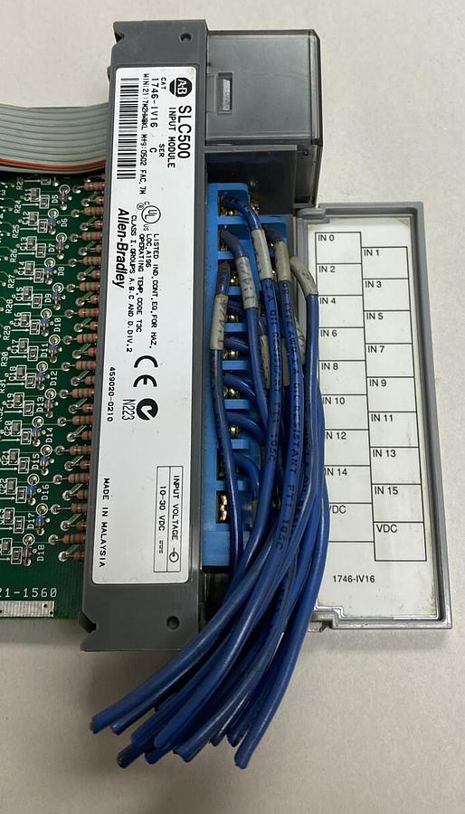 Used Allen-Bradley,1746-IV16,Series C SLC500 Input Module