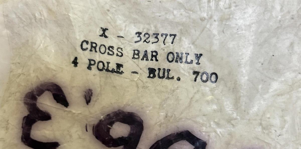 ALLEN BRADLEY,X-32377,CROSS BAR 4P NOS