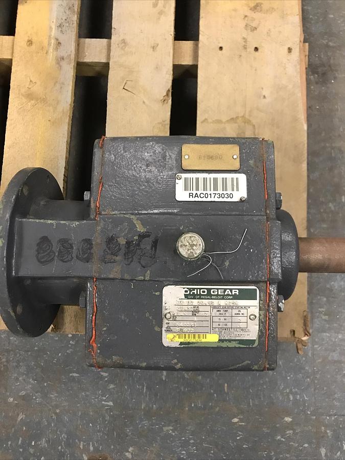 Used Ohio Gear Regal Beloit,CR-DR-20.90-A-M056, Gear Reducer Ratio 21.32