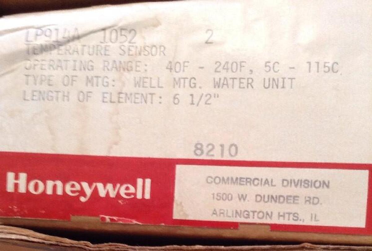 Honeywell,LP914A-1052-2,Temperature Sensor-Element 6-1/2-Inch