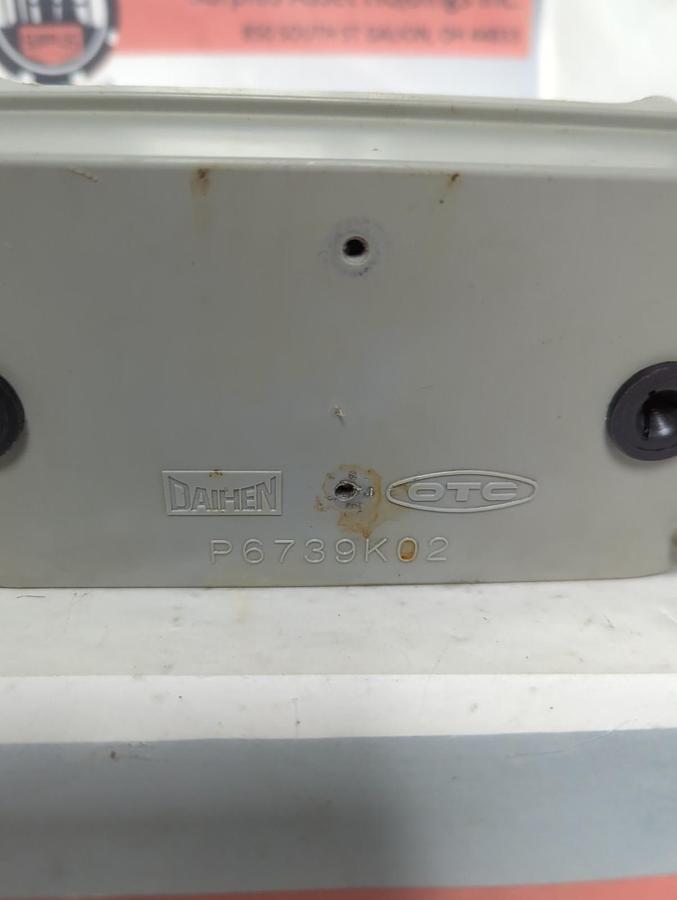 Used DAIHEN OTC,P6739K02,INVERTER AUTO 350 WELDER REMOTE CONTROL BOX PRE-OWNED
