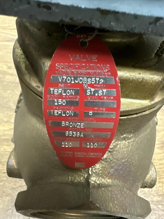 ITT General Controls,H11A321B1F1,Hydramotor Actuator w/Bronze Valve