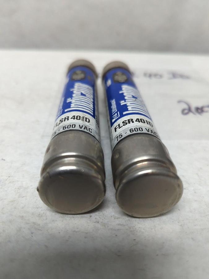 Used LITTELFUSE,FLSR40ID,INDICATOR 40 AMP FUSE LOT OF 2 PRE-OWNED
