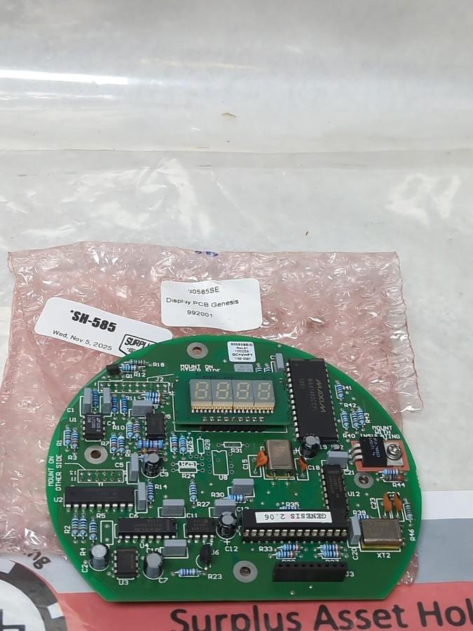 GENESIS,80585SE,DISPLAY PCB BOARD REV.01 NOS