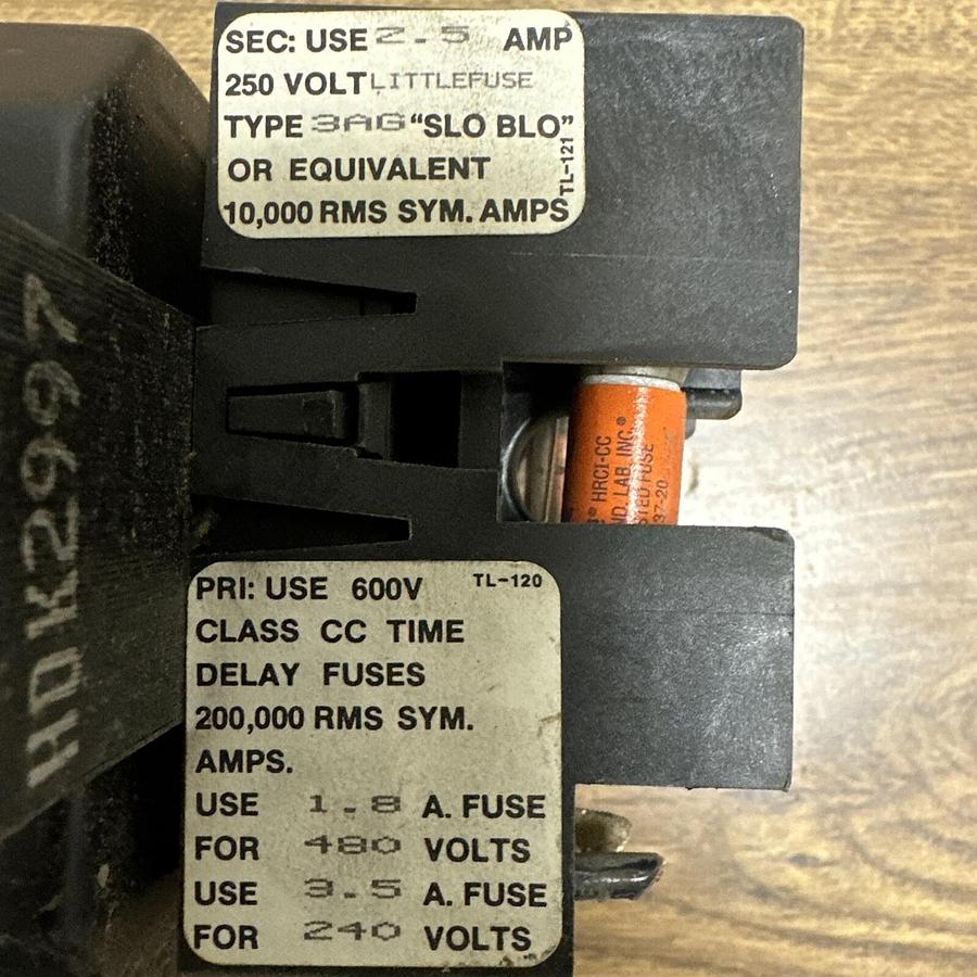 Used General Signal,E1803PB, Ind. Control Trans.180KVA 50/60HZ TYPE E3PB