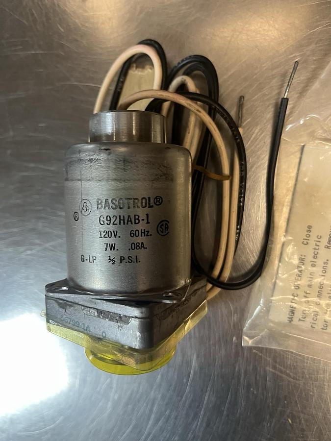 PENN BASO,G92HAB-1,BASOTROL GAS VALVE 120V G-LP