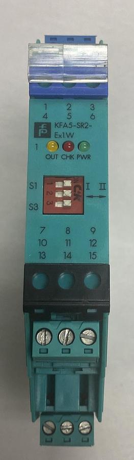 Used PEPPERL & FUCHS,KFA5-SR2-EX1.W,SWITCH AMPLIFIER