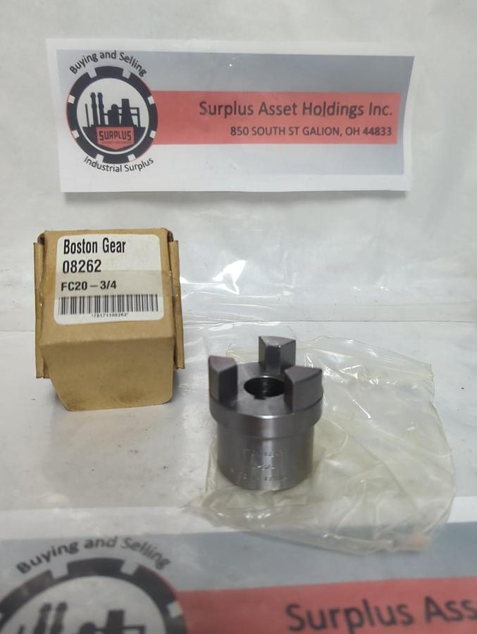 BOSTON GEAR,08262,COUPLING FC20-3/4 NOS